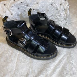 DR. MARTENS Mackaye Gladiator Leather Sandals US Size 9 (EU41) (UK7) Never used!